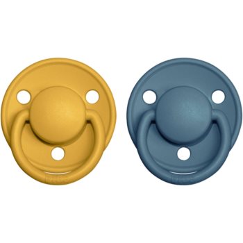 BIBS De Lux Natural Rubber Size 1: 0+ months suzetă