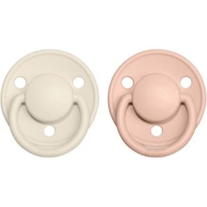 BIBS De Lux Natural Rubber Size 1: 0+ months suzetă