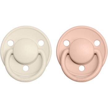 BIBS De Lux Natural Rubber Size 1: 0+ months suzetă