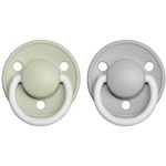 BIBS De Lux Natural Rubber Night Size 1: 0+ months suzetă