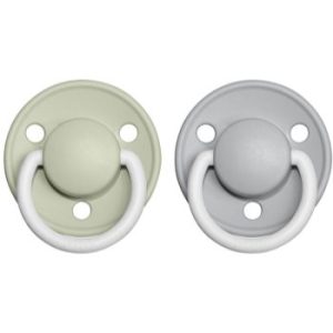 BIBS De Lux Natural Rubber Night Size 1: 0+ months suzetă