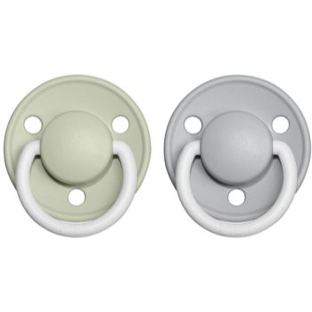 BIBS De Lux Natural Rubber Night Size 1: 0+ months suzetă