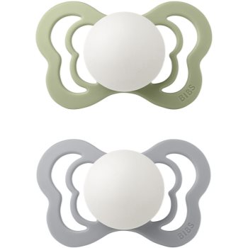 BIBS Couture Glow Silicone Size 2: 6+ months suzetă