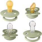 BIBS Try-It Size 1: 0+ months set Sage (pentru nou-nascuti si copii)