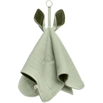 BIBS Kangarooo Cuddle Cloth pătură mini cu animal de pluș cu clips