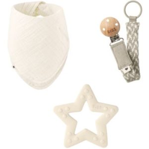 BIBS Baby Gift Set Small set cadou Ivory 3+ months (pentru bebeluși)