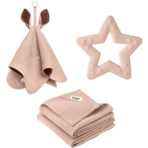 BIBS Baby Gift Set Medium set cadou Blush 3+ months(pentru bebeluși)