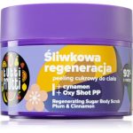 Farmona Tutti Frutti Plum & Cinnamon exfoliant din zahăr, pentru regenerare pentru corp