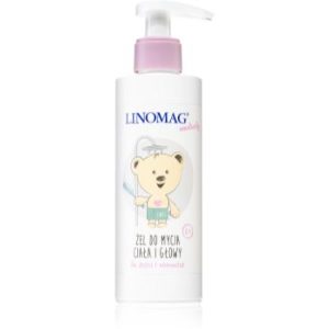 Linomag Emolienty Shampoo & Shower Gel 2 in 1 gel de dus si sampon pentru nou-nascuti si copii