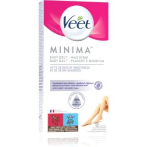 Veet Minima Hypoallergenic benzi depilatoare cu ceara rece pentru picioare