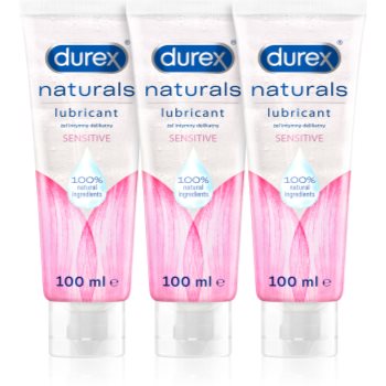 Durex Naturals Sensitive 2+1 gel lubrifiant (ambalaj economic)