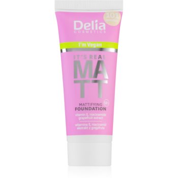 Delia Cosmetics It's Real Matt machiaj cu efect matifiant