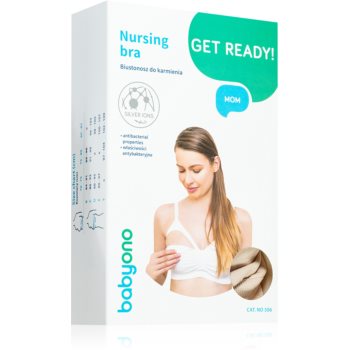 BabyOno Get Ready Mom Nursing Bra sutien pentru maternitate și alăptare