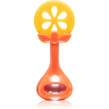 BabyOno Have Fun Teether jucărie pentru dentiție cu zornăitoare