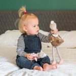 BabyOno Have Fun Ostrich McKnox Family jucărie de pluș