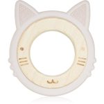 BabyOno Wooden & Silicone Teether jucărie pentru dentiție