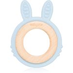 BabyOno Wooden & Silicone Teether jucărie pentru dentiție