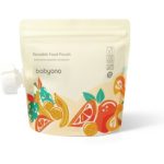 BabyOno Get Ready Reusable Food Pouch săculeț pentru mâncare