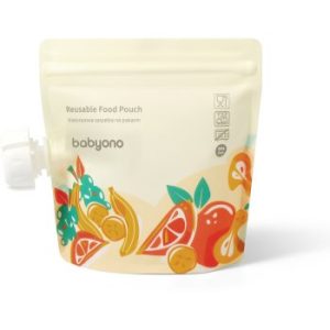 BabyOno Get Ready Reusable Food Pouch săculeț pentru mâncare
