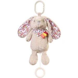 BabyOno Have Fun Musical Toy Rabbit Milly jucărie suspendabilă contrastantă cu melodie