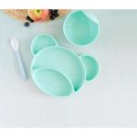 Canpol babies Suction plate Bear farfurie compartimentată cu ventuză
