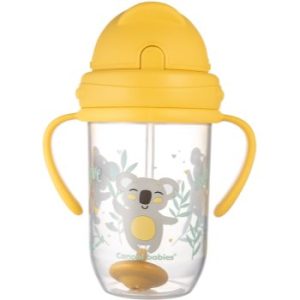 Canpol babies Exotic Animals Cup With Straw ceasca cu pai