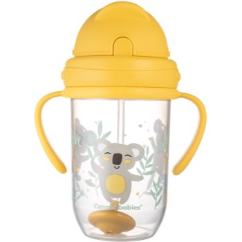 Canpol babies Exotic Animals Cup With Straw ceasca cu pai