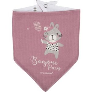 Canpol babies First Muslin Bib Bonjour Paris bavețică