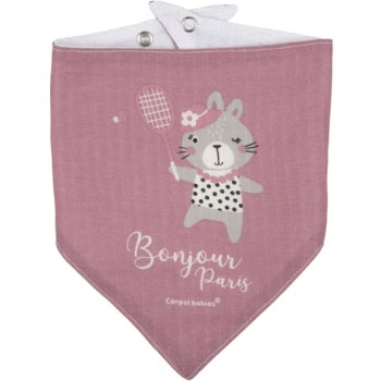 Canpol babies First Muslin Bib Bonjour Paris bavețică