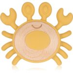 Canpol babies Teethers Wood-Silicone Crab jucărie pentru dentiție