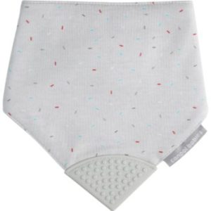 Canpol babies Cloth Bib with Teether bavețică pentru dentiție