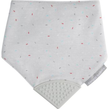 Canpol babies Cloth Bib with Teether bavețică pentru dentiție