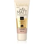 Eveline Cosmetics Satin Matt machiaj cu efect matifiant extract de melc