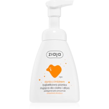 Ziaja Pumpking with Ginger săpun spumant pentru mâini și corp