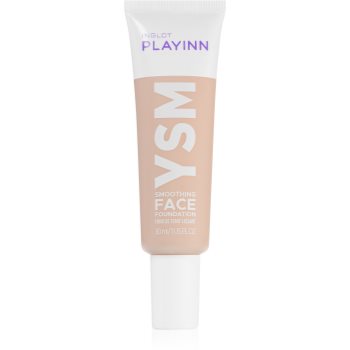 Inglot PlayInn YSM fond de ten cu efect de netezire pentru ten gras și mixt
