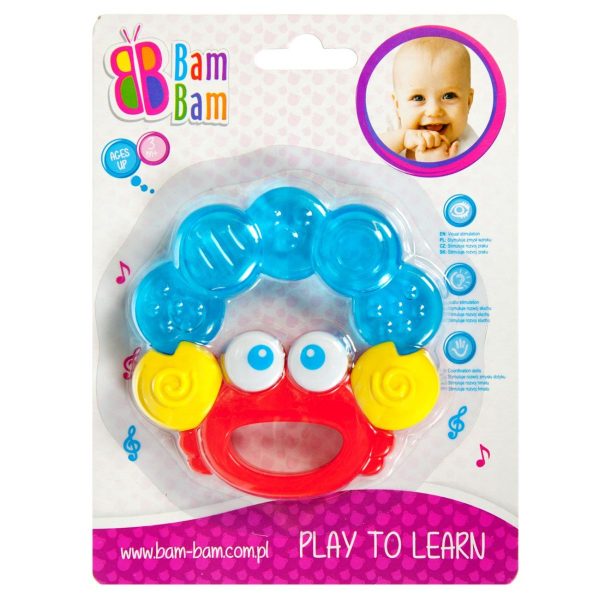 Jucarie de dentitie, Bambam, Crab