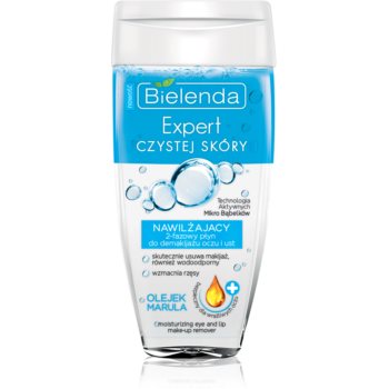 Bielenda Expert Pure Skin Moisturizing demachiant in doua faze zona ochilor si a buzelor