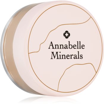 Annabelle Minerals Coverage Mineral Foundation pudra pentru make up cu minerale pentru look perfect