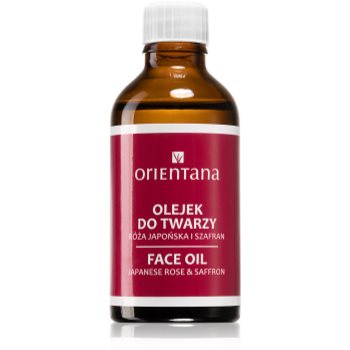Orientana Japanese Rose & Saffron Face Oil ulei facial de reintinerire