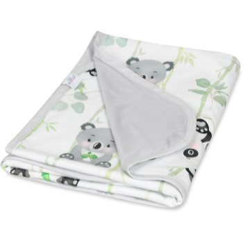 Babymatex Bamboo pătură mini cu animal de pluș