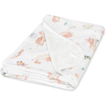 Babymatex Bamboo pătură mini cu animal de pluș