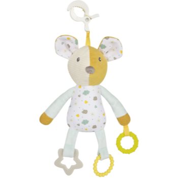 Canpol babies Mouse animăluț moale, de jucărie cu clips