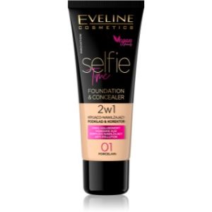 Eveline Cosmetics Selfie Time make-up si corector 2 in 1