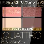 Eveline Cosmetics Quattro paletă cu farduri de ochi