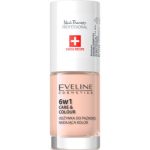 Eveline Cosmetics Nail Therapy Care & Colour balsam pentru unghii 6 in 1