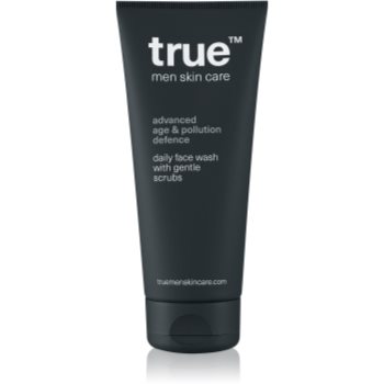 true men skin care Daily face wash with gentle scrubs gel exfoliant de curatare pentru barbati