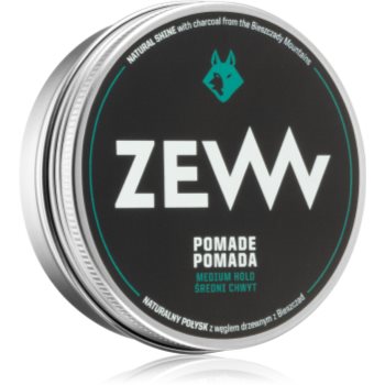 Zew For Men Pomade Natural Shine alifie pentru par fixare medie