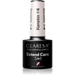 Claresa Extend Care 5 in 1 Keratin baza gel pentru unghii cu efect de nutritiv