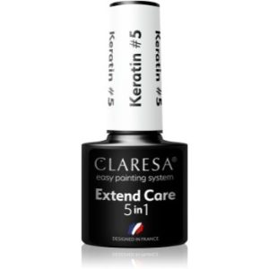 Claresa Extend Care 5 in 1 Keratin baza gel pentru unghii cu efect de nutritiv