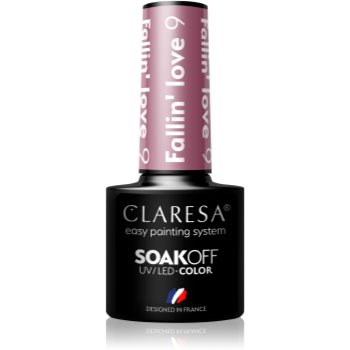 Claresa SoakOff UV/LED Color Fallin' Love lac de unghii sub forma de gel